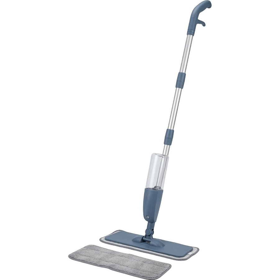 Plvwc Flat Spray Mop with 600 ml Bottle and Two Pads Slate Blue